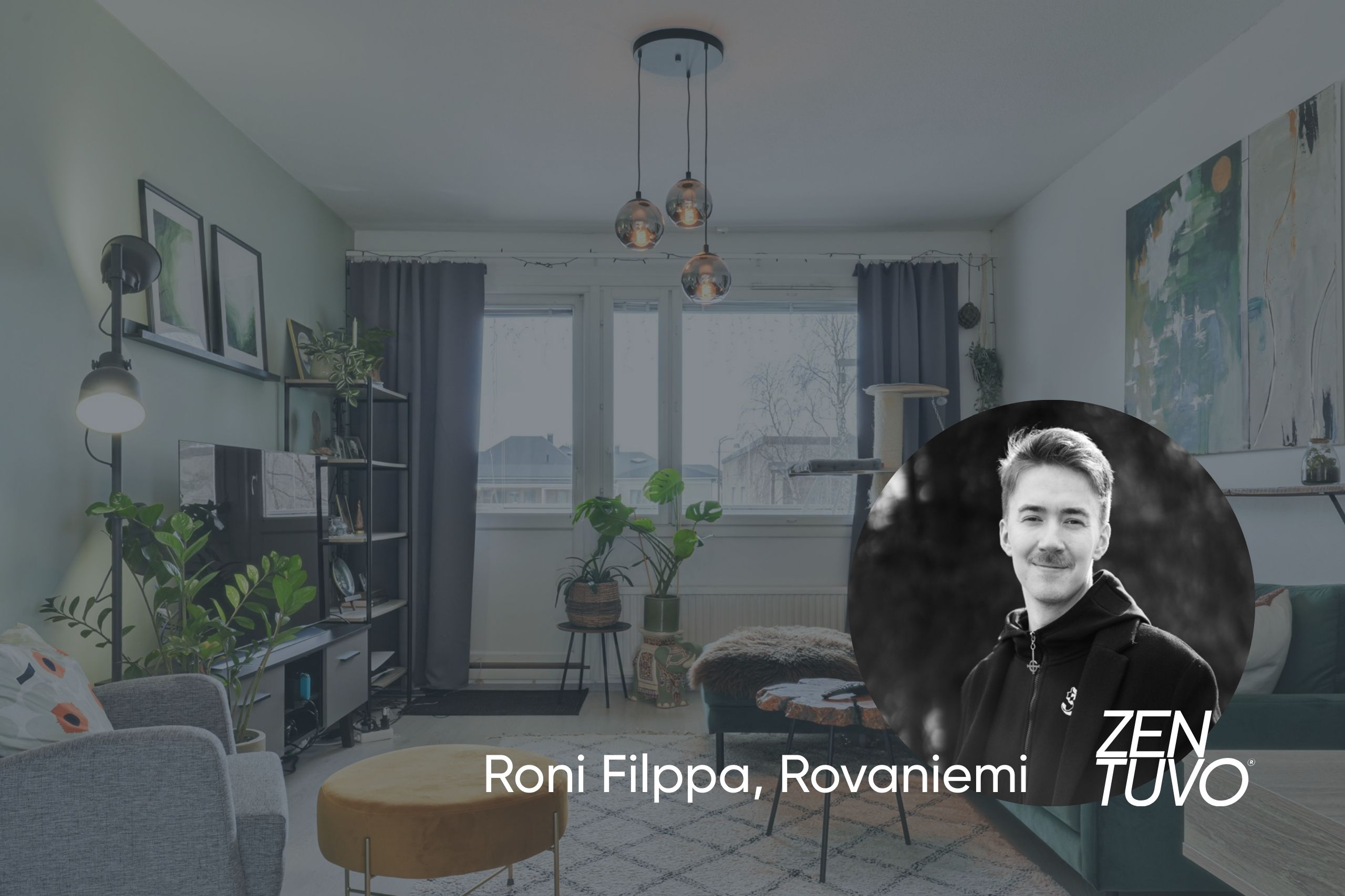 Uusi asuntokuvaaja Rovaniemellä -tervetuloa Roni Filppa!